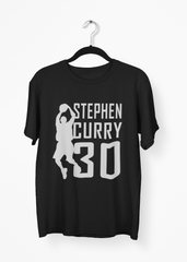 Curry 30 Black Basketball Half Sleeve T-Shirt