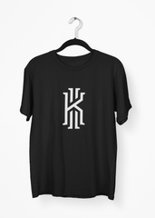 Kyrie Black Basketball Half Sleeve T-Shirt