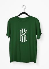 Kyrie Dark Green Basketball Half Sleeve T-Shirt